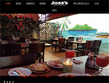 Tablet Screenshot of josesauthenticmexicanrestaurant.com